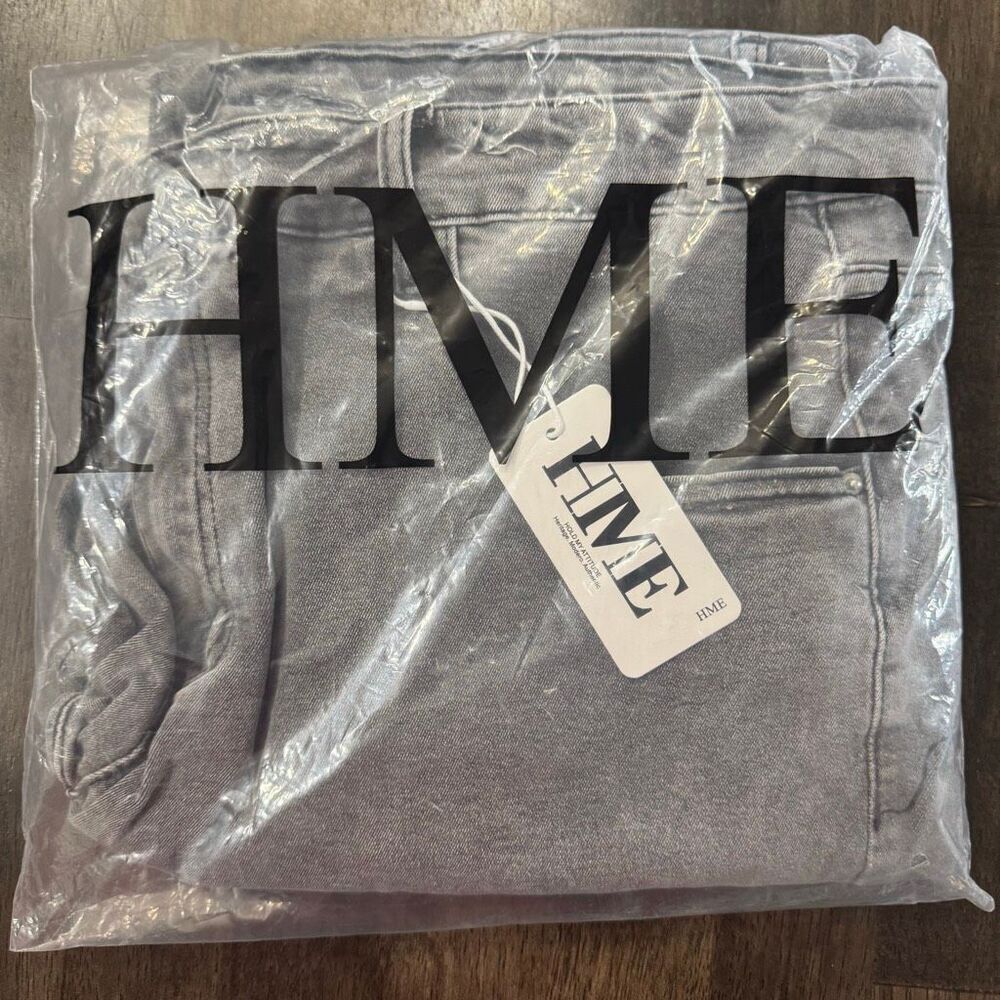 HME Gray Denim Jeans Size 1X